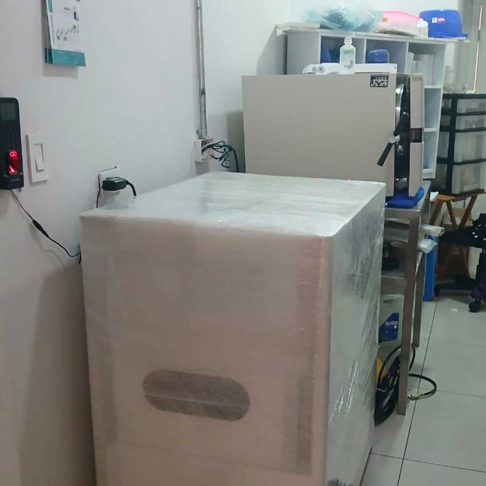 Equipo ya listo para su instalación en el área especializada